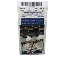 San Diego Padres 2003 LA Dodger Ticket Stub Qualcomm Jack Murphy Ollie B... - £10.50 GBP