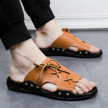 Men&#39;s Slippers   - Slip-on sliders - indoors &amp; outdoors slippers - Orange - £28.00 GBP