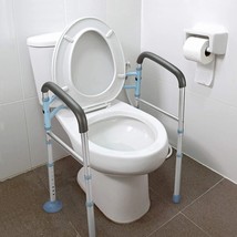 Oasisspace Stand Alone Toilet Safety Rail - Heavy Duty Medical, Fit Any Toilet - £53.38 GBP