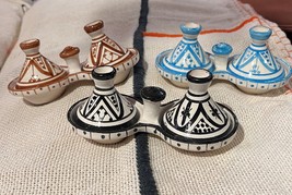 Moroccan mini tajine for spices - Tajine mini salt pepper- Moroccan mini tajine - £11.28 GBP