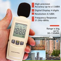 Digital Sound Decibel Meter Pressure Noise Level Tester Measurement 30~1... - £26.54 GBP