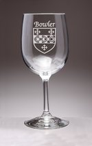 Bowler Irish Coat of Arms Wine Glasses - Set of 4 (Sand Etched) - £50.78 GBP