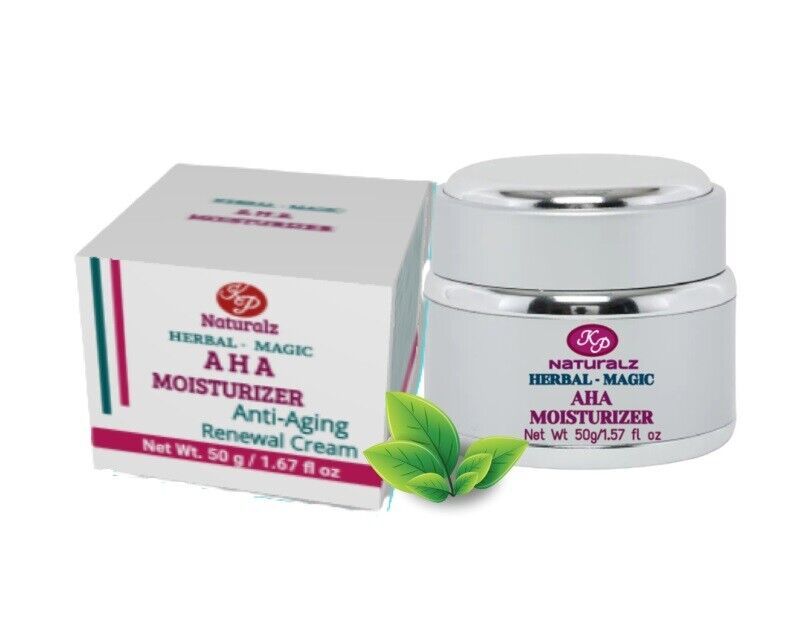 Herbal Magic AHA Moisturizer Anti Aging Renewal Face Cream 50g - £10.08 GBP