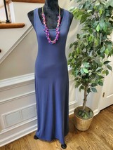 Charlie Paige Womens Blue Polyester Scoop Neck Sleeveless Long Maxi Dress Size S - £25.13 GBP