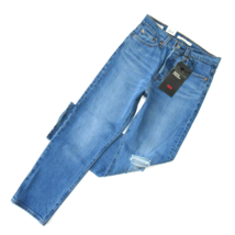 NWT Levi&#39;s Wedgie Straight in Jive Tone Stretch Denim Crop Jeans 26 - £41.09 GBP