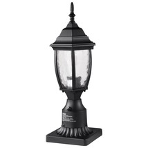 VEVOR Dusk to Dawn Outdoor Lamp Post Light Fixture 15.75 in Pole or Pier Mount - $76.94