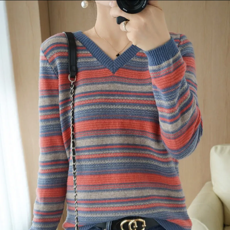 Autumn Women  Loose   Casual large size Pullover Jumpers  New Female Out... - $132.38
