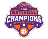 Clemson Tigers 2018 National Champions Nike Golf Mens Polo XS-4XL, LT-4X... - $53.99+