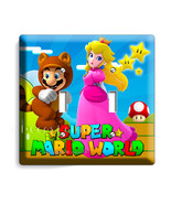 Super Mario world princess peach double light switch wall plate  cover c... - £9.41 GBP