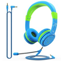 FosPower Kids Headphones (Safe Volume Limit 85 dB), 3.5mm On-Ear Wired Headphone - £14.64 GBP