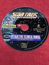 Star Trek: The Next Generation -Interactive Technical Manual PC Video Game Disc - £3.90 GBP
