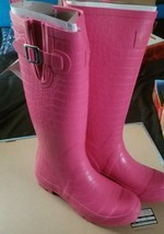 JOULES WELLIES Women&#39;s Rain Boots Weather Shoes PINK NEW US SIZE 7 SHIPS... - £37.97 GBP