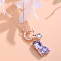 Fashion Jewelry Sets Charms Cute Zodiac Crystal Purple Braided Hand Cow Clavicle - £23.04 GBP