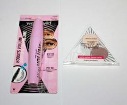 Wet n Wild MegaGlo  Eyeshadow Trio #1110041 + Mascara #C157A Lot 2 Sealed - £7.60 GBP