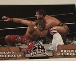 Shawn Michaels Vs British Bulldog Trading Card WWE Ultimate Rivals 2008 #52 - $1.97