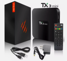 TX3 Mini 2+16GB Smart Tv Box Quad Core Media Entertainment 19.0 Matrix -... - $24.41 CAD