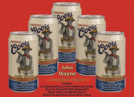 Coors Beer Tribute John Wayne Vintage Can Photo 12x8in Metal Sign Bar De... - €23,74 EUR