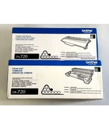2 OEM Brother HL-5440D,DCP-8110DN,8950DWT Black Toner and Drum TN-720,DR... - $100.98