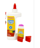 NEW 2 Piece Playskool Washable Glue Combo Bottle/Glue Stick in ONE Dries... - £7.76 GBP