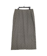 Geoffrey Beene Sport Women&#39;s 14 Maxi Pencil Skirt, Geometric Floral Prin... - $38.29 CAD