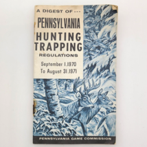 1970-71 Pennsylvania Hunting Trapping Regulations Hunter Booklet Cover H... - $9.70