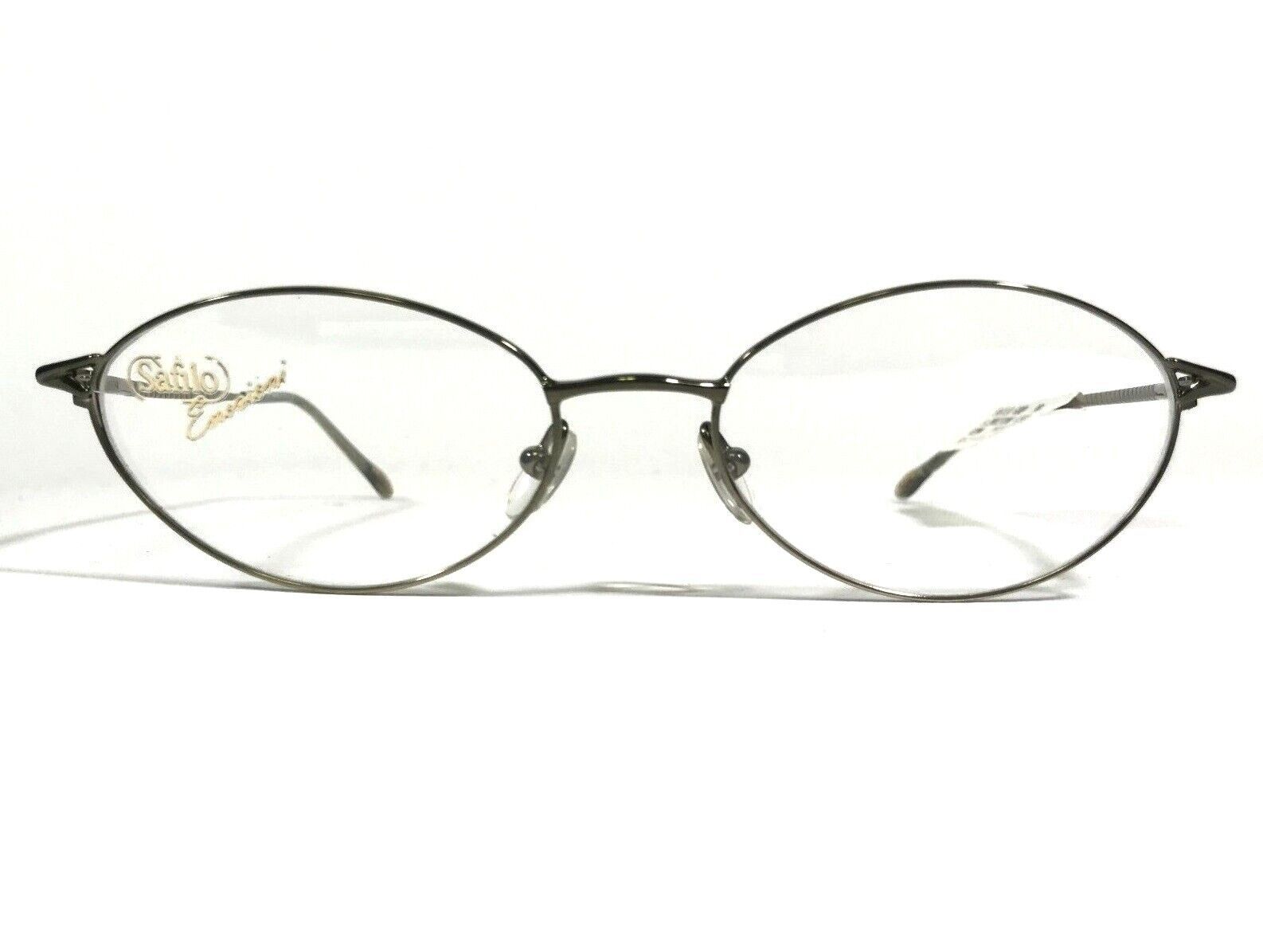 Safilo S.Emozioni 4292 Brille Rahmen Grau Rund Voll Felge 51-17-130 - £37.00 GBP