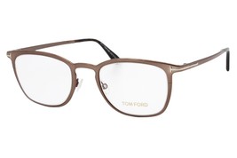 Tom Ford TF 5464 038 Brown Men's Metal Eyeglasses 49-21-140 New W/Case - $103.20