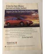 1992 Pontiac Grand Am Vintage Print Ad Advertisement   pa15 - $7.91