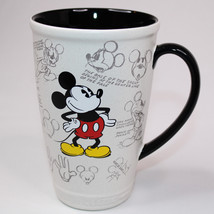 Disney Store Latte Mug Mickey Mouse Disney Studios Animation Model Art Tea Cup - £40.07 GBP