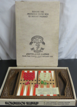 Vintage Pleasantime Games Backgammon Tablette No. 400 Cork Complete USA - £13.54 GBP