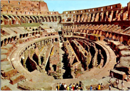 Postcard Italy, Rome Interior of the Colosseum 1980s - £4.58 GBP