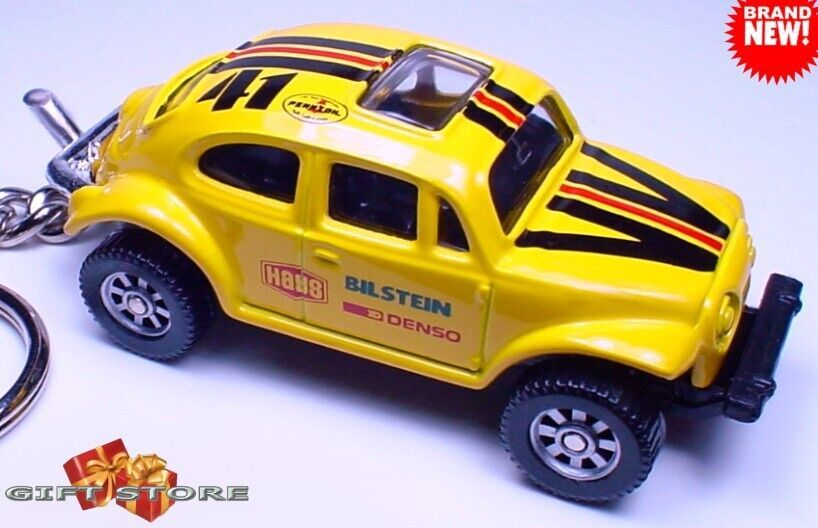  NICE KEY CHAIN YELLOW VW BAJA DUNE BUG OLD BEETLE CUSTOM Ltd GREAT GIFT  - $19.98