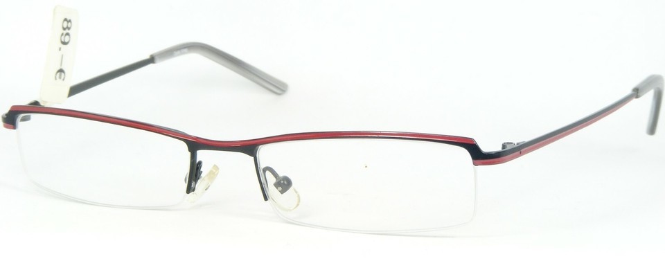 Optik Krieg Ou 84.123.03 Schwarz/Rot Brille Rahmen 52-18-136mm Deutschland - $57.84