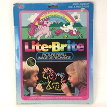 My Little Pony MLP Lite-Brite Picture Refill Set 1980s Vintage Hasbro Us... - £8.61 GBP