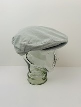 Vintage Golf Cabbie Hat Seersucker Lightweight Cap London Fog S/M 7-7 1/8 USA - $29.65