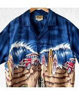 Winnie Fashion Hawaiian Shirt Surfboards Woody Cars Coconut Buttons-Mens... - €28,51 EUR