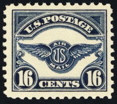 C5, Mint VF NH (Gum skips) 16¢ Early Airmail Stamp CV $120.00 - Stuart Katz - £39.07 GBP