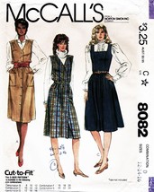 Misses&#39; JUMPERS Vintage 1982 McCall&#39;s Pattern 8082 Sizes 12-14-16 UNCUT - £9.25 GBP