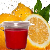 Citrus Lemons Scented Soy Wax Candle Melts Shot Pots, Vegan, Hand Poured - £12.89 GBP+