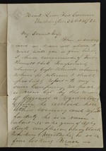 1862 antique CIVIL WAR SOLDIER LETTER original handwritten - £97.30 GBP