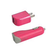 [Pack Of 2] Reiko Iphone SE/ 5S/ 5 1 Amp 3-IN-1 Car Charger Wall Adapter With... - £24.39 GBP