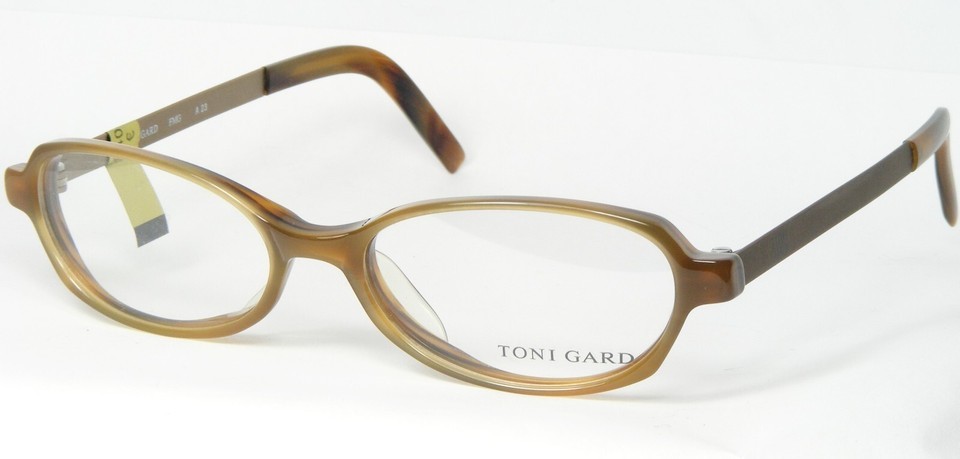 Vintage Toni Gard 14200 184 Tortilla Brown Brille Brillengestell 50-16-1... - $57.84