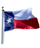 Texas Flag 8X12 FEET Embroidered 210D Nylon State Flag Ruffin Flag Georg... - £118.28 GBP
