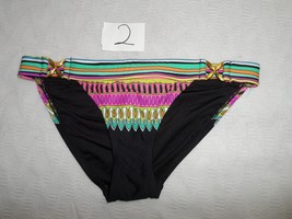 Trina Turk Plumas Buckle Side Hipster Bikini Bottom ONLY Multicolor SIZE 2-NWOT - £17.21 GBP