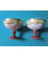 Royal Bavaria Germany Handpained 2 Footed Compote 3 X 4&quot; Grapes/Vine [87B] - $1,763.04 MXN