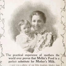 Mellin&#39;s Food Mother&#39;s Milk 1897 Advertisement Victorian Babies ADBN1A7 - $374.96 MXN