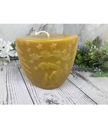 Embossed Beeswax Candle – The Night Before Christmas Holiday Decor - $15.00