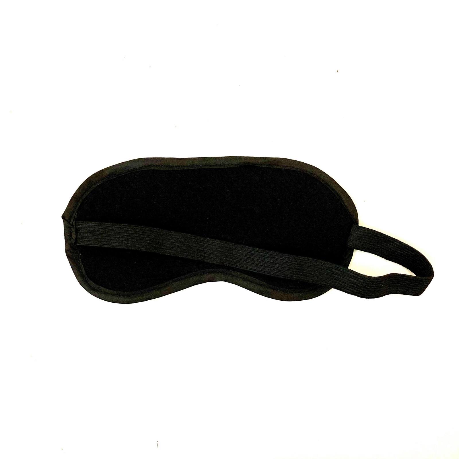 Bamboo Eye Mask With Elastic Loop, Black - $6.99