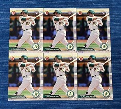 Lot of 6 2019 Bowman #38 Ramon Laureano RC Braves - £1.61 GBP