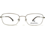 Brooks Brothers Eyeglasses Frames BB1040 1558 Silver Rectangular 50-18-150 - £75.02 GBP
